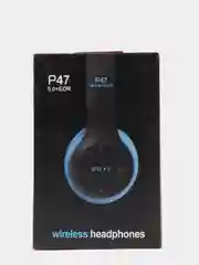 Синий беспроводные наушники P47 Bluetooth 5.0