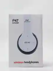 Белый беспроводные наушники P47 Bluetooth 5.0