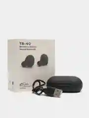 Черный беспроводные наушники TS-40 TWS