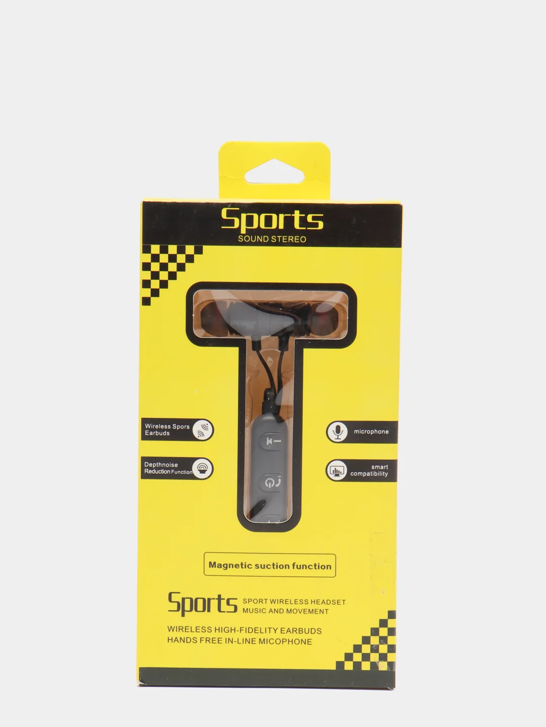 Беспроводные магнитные наушники Sports Sound Stereo