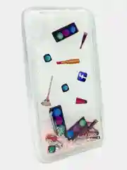 Желтый чехол для iPhone X/Xs, перелив