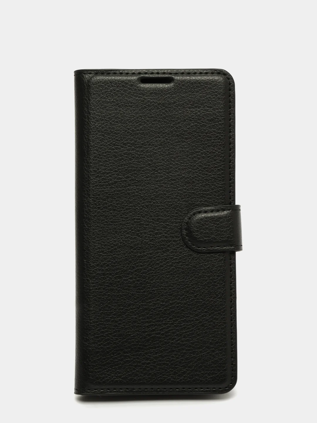 Черный чехол-книжка на Xiaomi Redmi 9 с магнитной застежкой