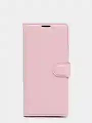 Розовый чехол-книжка на Xiaomi Redmi 9 с магнитной застежкой