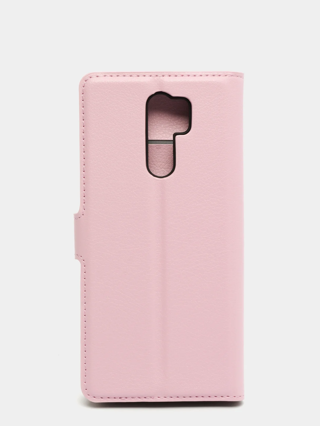 Розовый чехол-книжка на Xiaomi Redmi 9 с магнитной застежкой