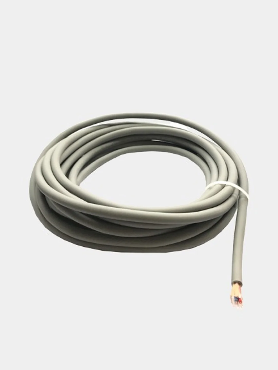 Серый кабель микрофонный LCM-10 2*0.25, 1 экран, D 6.5мм, 5, 10 метров