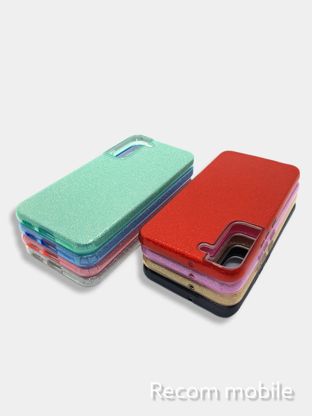 Чехол блестящий Samsung Galaxy S22 Plus, накладка c блестками Samsung S22+