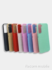 Чехол блестящий Samsung Galaxy S22 Plus, накладка c блестками Samsung S22+