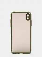 Лесной зеленый силиконовый противоударный чехол для Iphone XS MAX