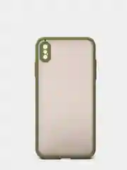 Лесной зеленый силиконовый противоударный чехол для Iphone XS MAX