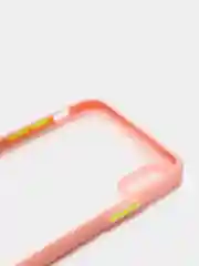 Розовый силиконовый противоударный чехол для Iphone X/XS