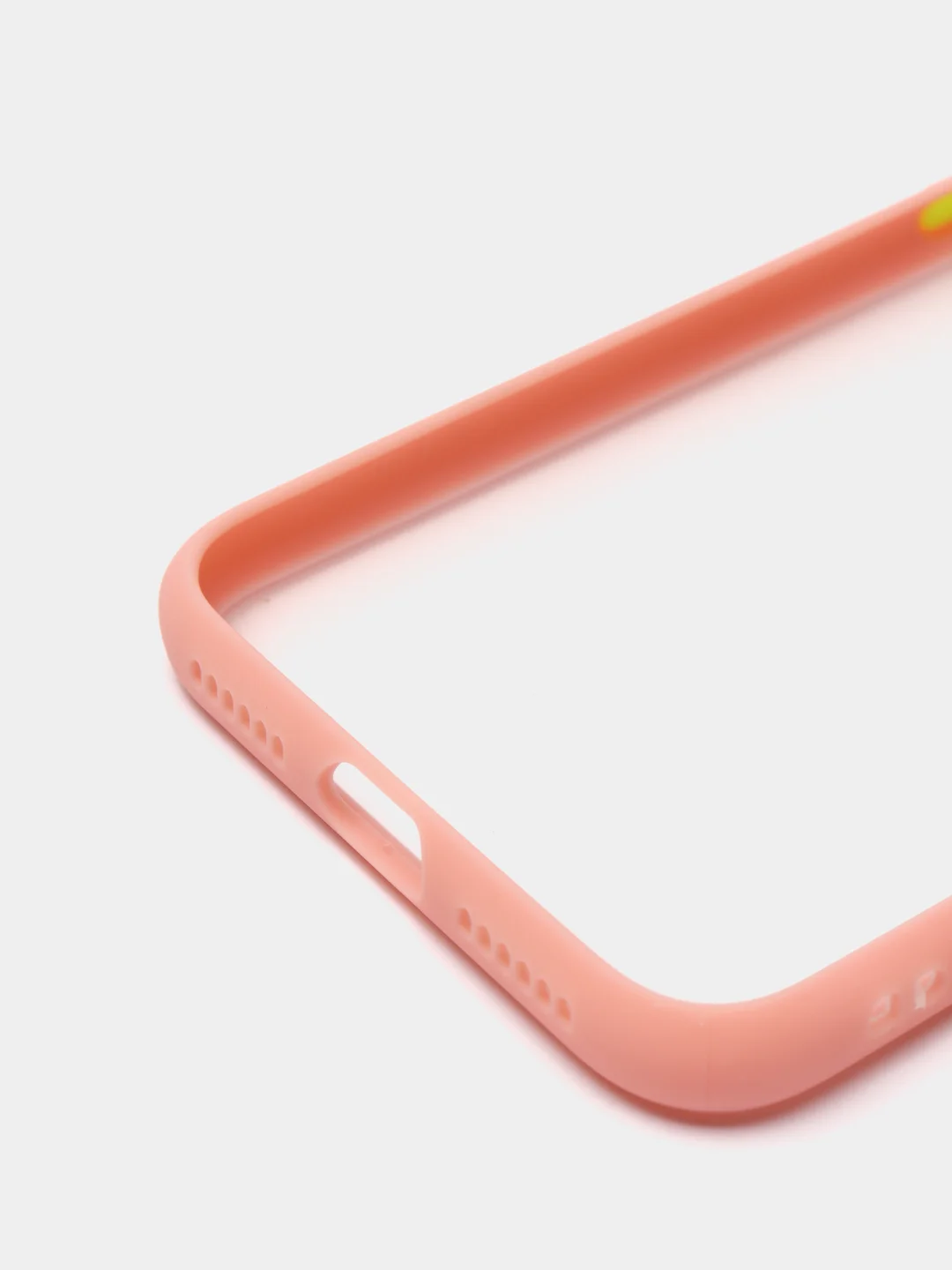 Розовый силиконовый противоударный чехол для Iphone X/XS
