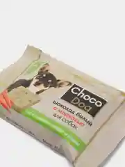 Лакомство для собак CHOCO DOG, шоколад белый, с морковью, 15 г