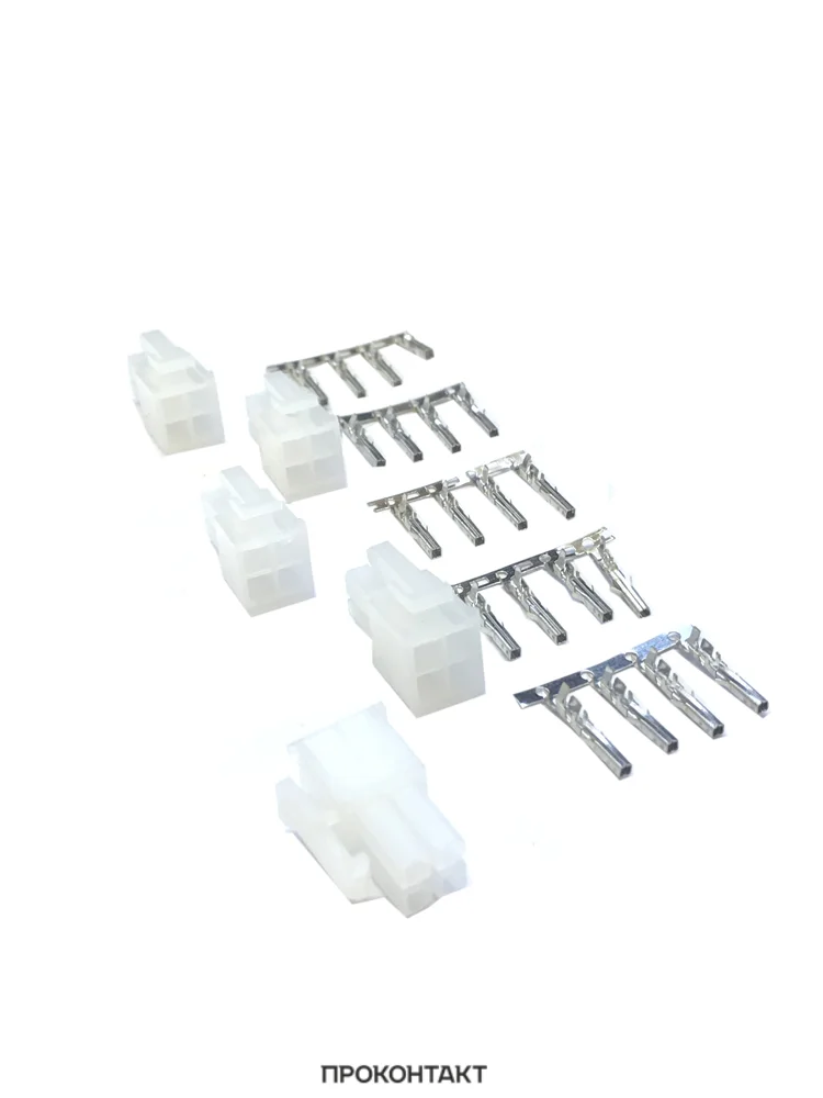 5 штук Разъем MF-2x2F 4.2мм 4 контакта (2x2)