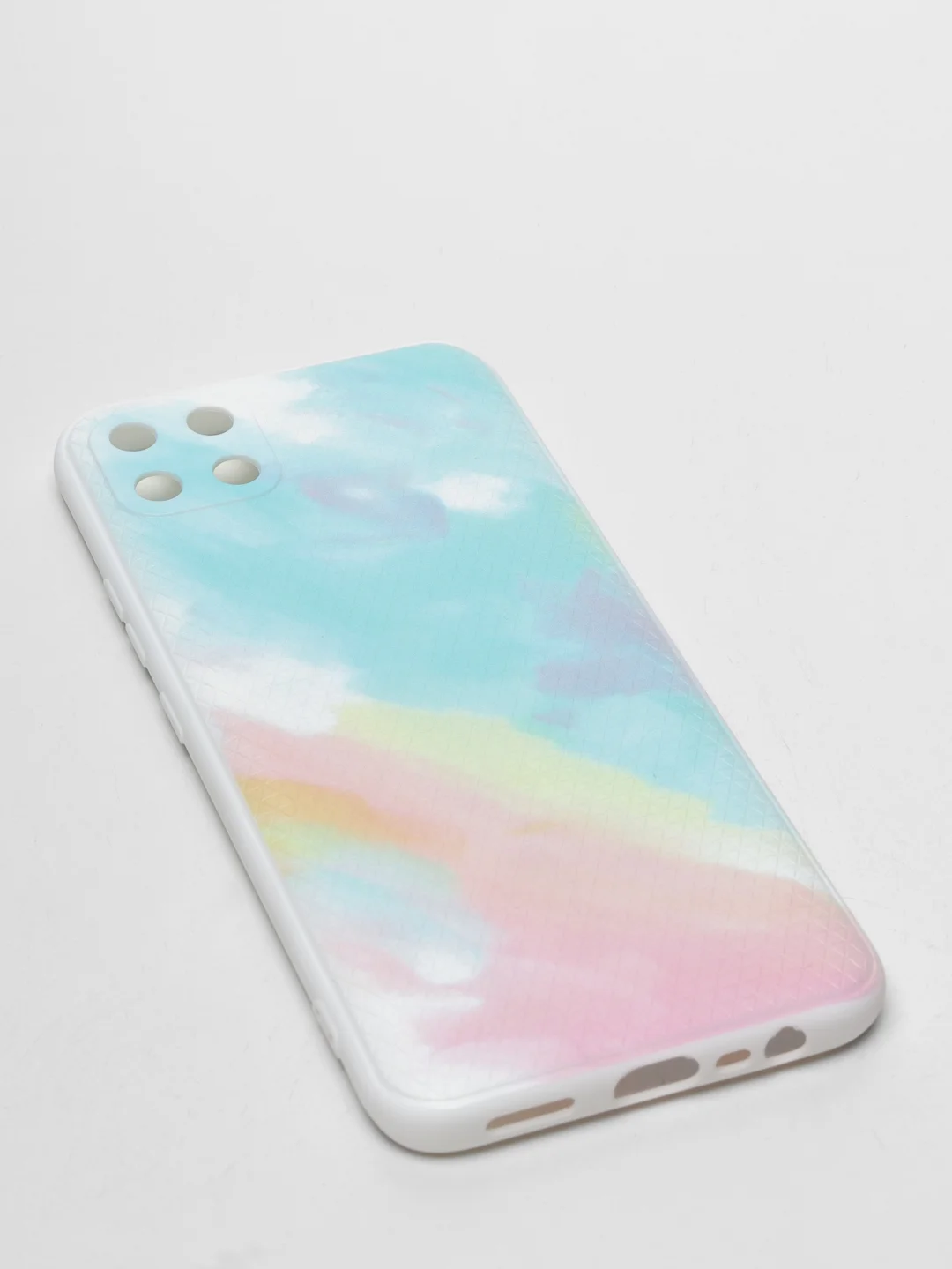Бирюзовый чехол для Realme 8/8Pro, C11 (2020г.) Акварель