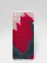 Тёмно-розовый чехол для Realme 8/8Pro, C11 (2020г.) Акварель