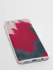Тёмно-розовый чехол для Realme 8/8Pro, C11 (2020г.) Акварель