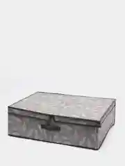 Серый короб "Санремо", с двойной крышкой, 40 х 58 х 18 см