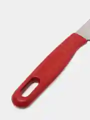 Бордовый нож туристический, в ножнах, лезвие 9,5 см
