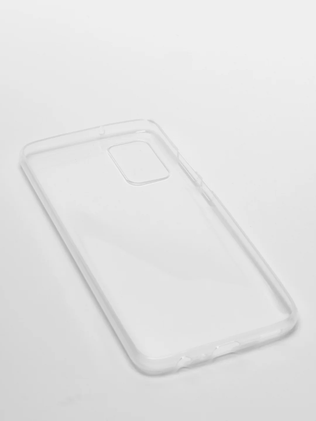 Накладка ультратонкая "Lux" 1 мм для Samsung Galaxy A02s (цвет=прозрачный)