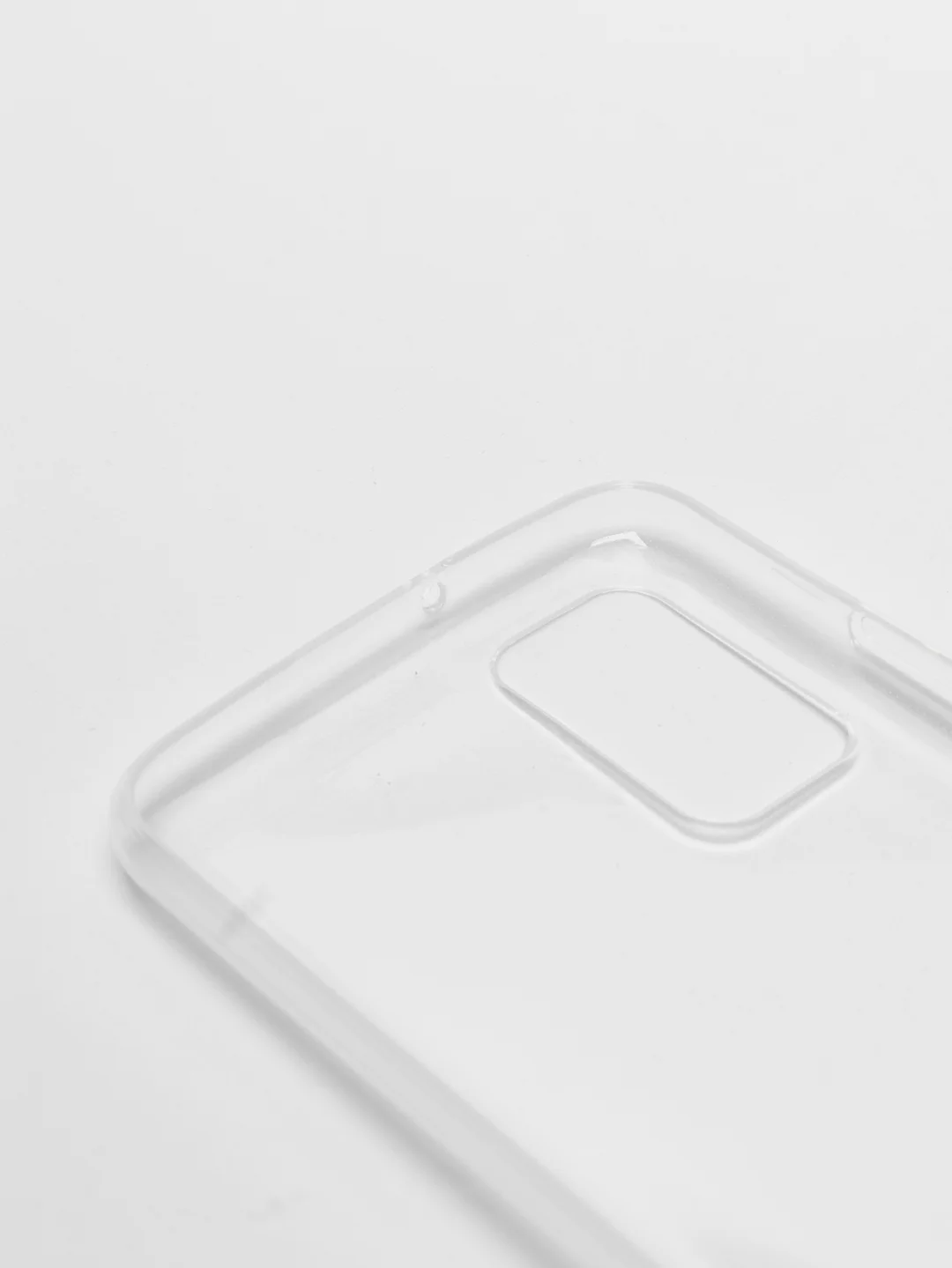 Накладка ультратонкая "Lux" 1 мм для Samsung Galaxy A02s (цвет=прозрачный)
