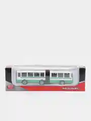 Автобус с резинкой "ТЕХНОПАРК", металлический, 12 см