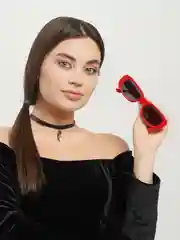 Красный солнцезащитные очки