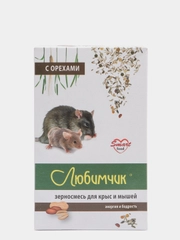 Корм для крыс и мышей Любимчик Орехи - энергия и бодрость, рациональное питание, 400 гр