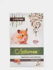 Корм для хомяков Любимчик с орехами - энергия и бодрость, рациональное питание, 400 гр