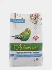 Корм для волнистых попугаев "Любимчик", с кальцием, 500 г