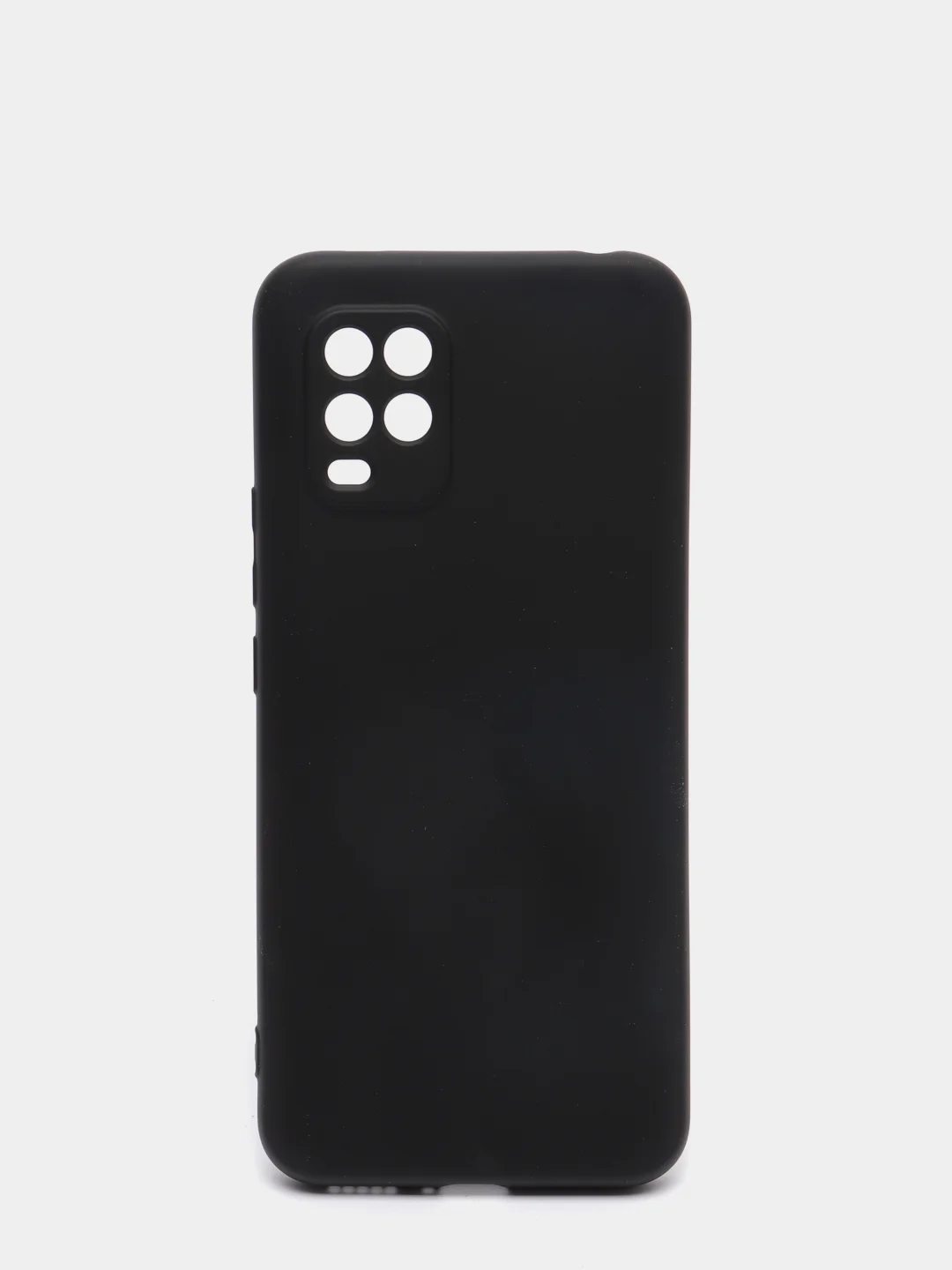 Черный чехол силиконовый для Xiaomi Mi 10 Lite