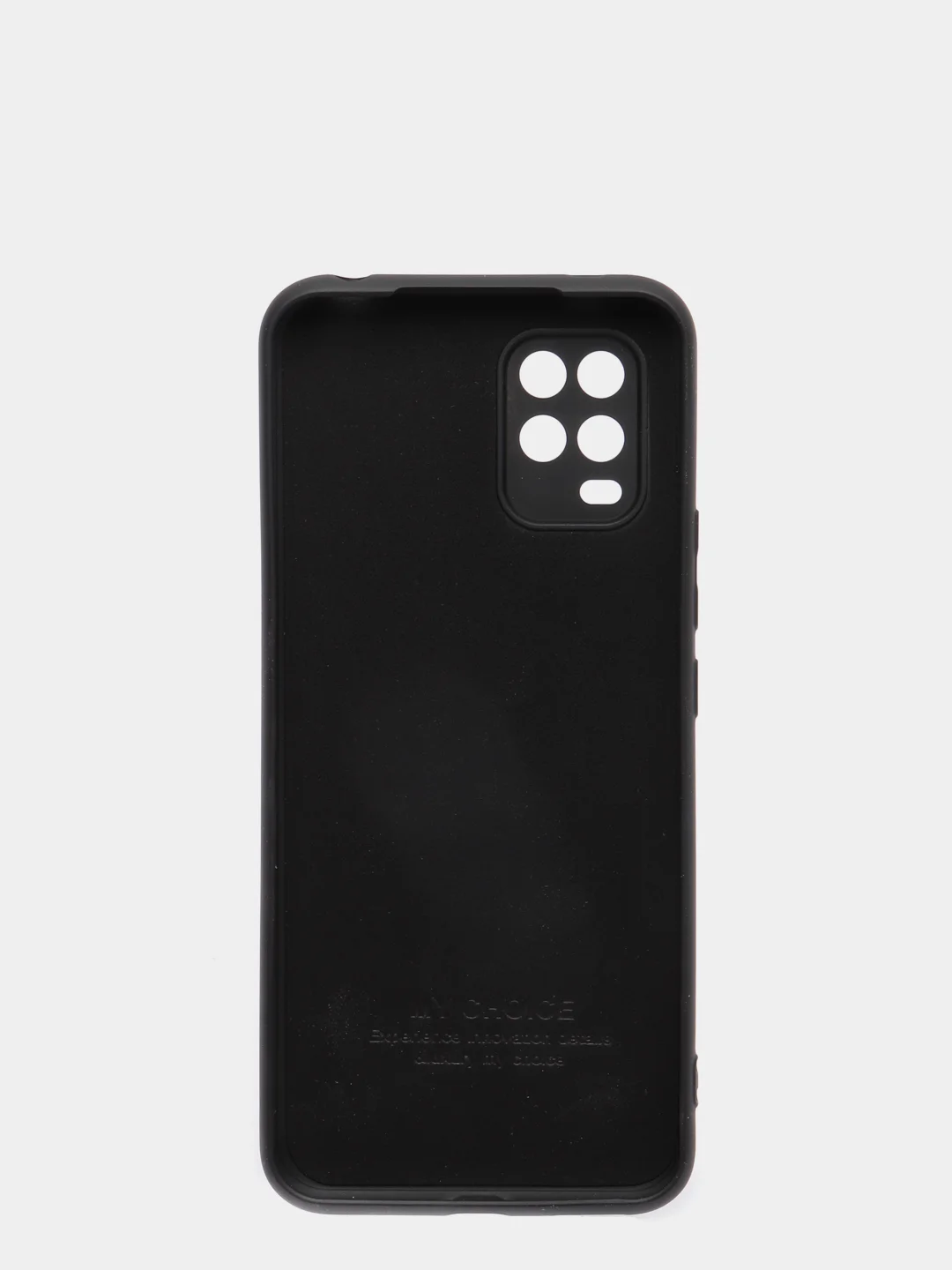 Черный чехол силиконовый для Xiaomi Mi 10 Lite