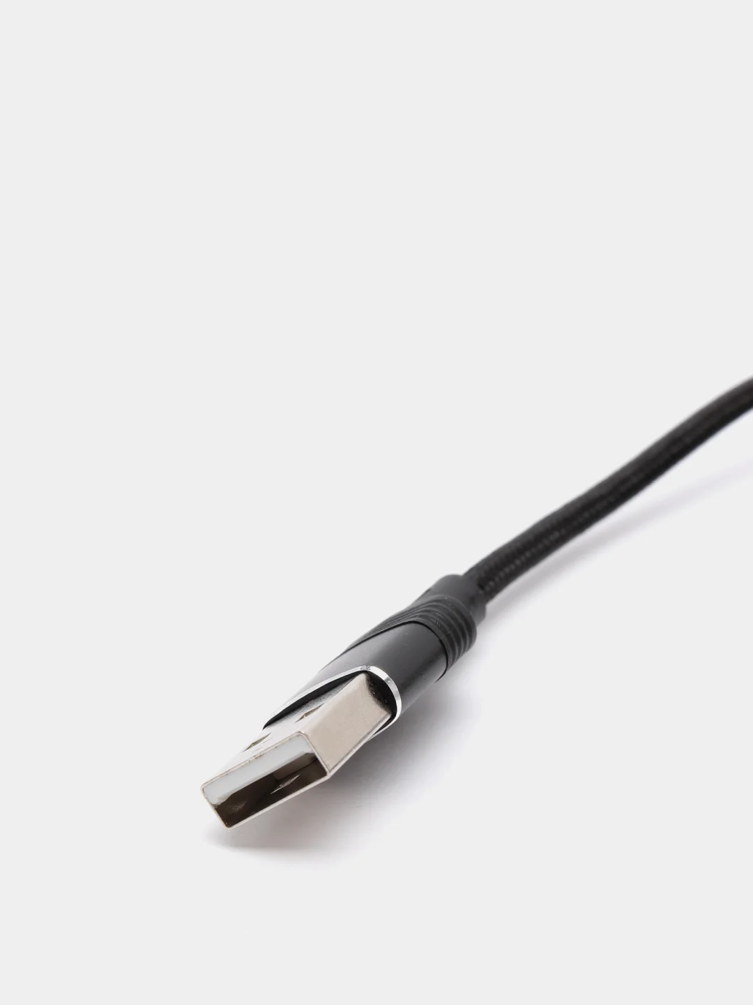 Черный usb-кабель магнитный Twitch 2.1 A, type-c, lightning