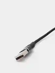 Черный usb-кабель магнитный Twitch 2.1 A, type-c, lightning