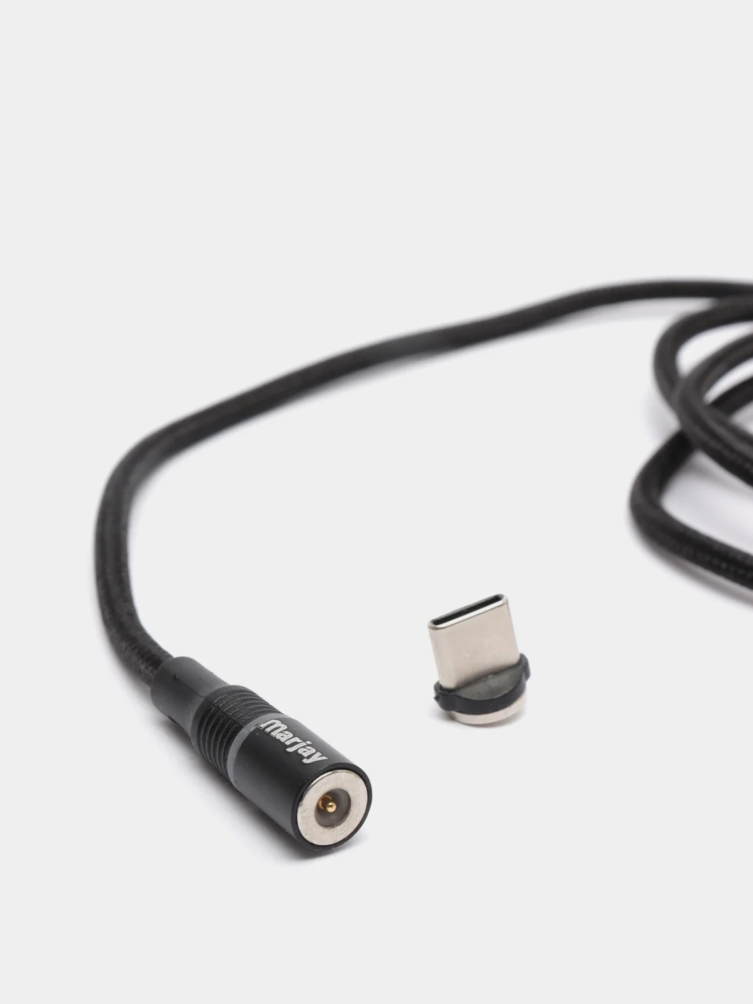 Черный usb-кабель магнитный Twitch 2.1 A, type-c, lightning
