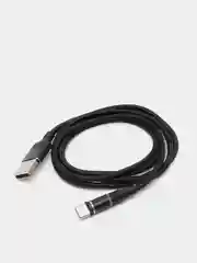 Черный usb-кабель магнитный Twitch 2.1 A, type-c, lightning