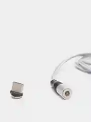 Серый usb-кабель магнитный Twitch 2.1 A, type-c, lightning