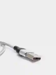 Серый usb-кабель магнитный Twitch 2.1 A, type-c, lightning