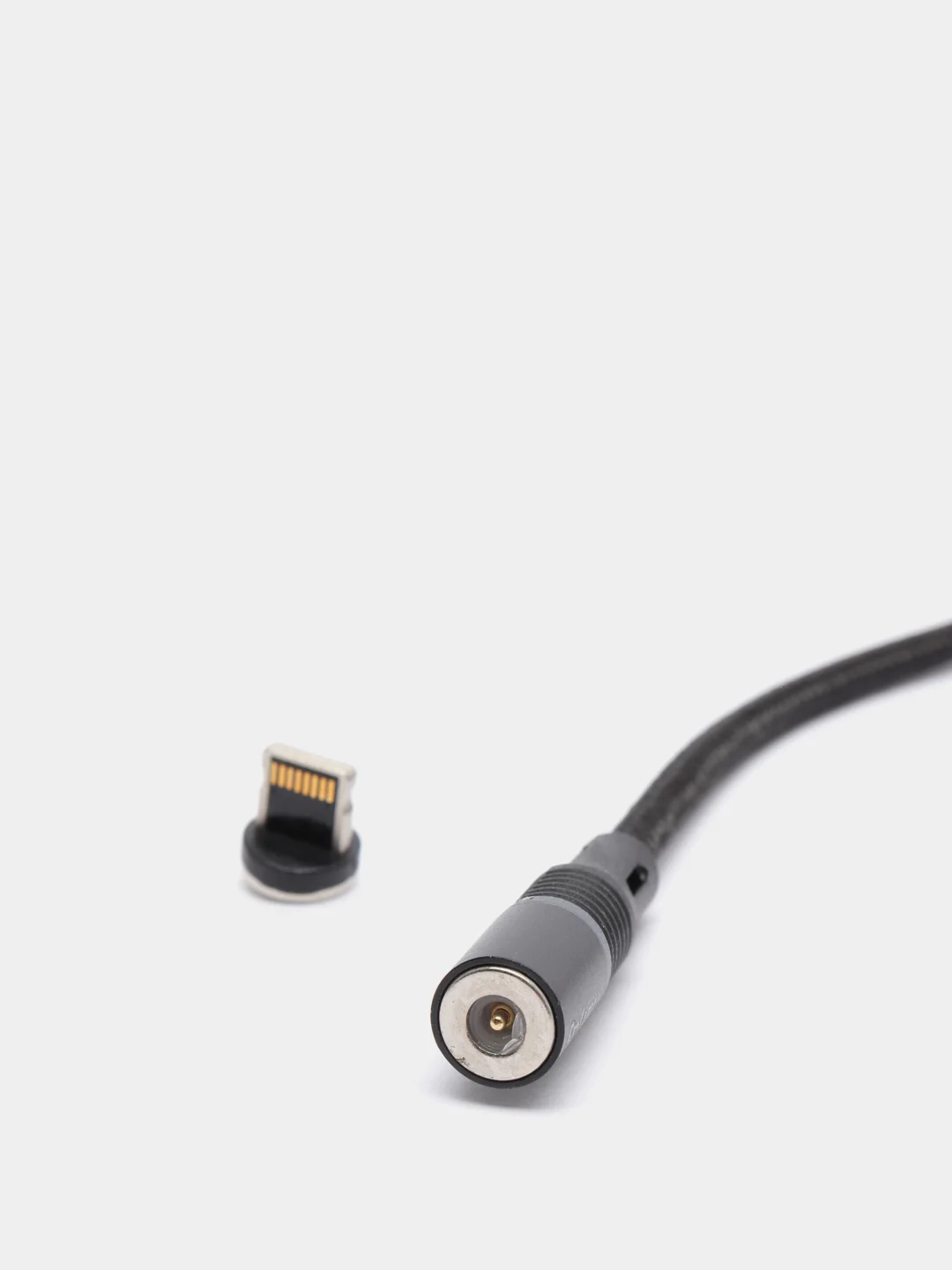 Черный usb-кабель магнитный Twitch 2.1 A, type-c, lightning