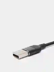 Черный usb-кабель магнитный Twitch 2.1 A, type-c, lightning