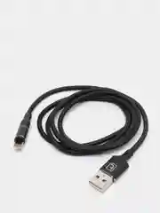 Черный usb-кабель магнитный Twitch 2.1 A, type-c, lightning