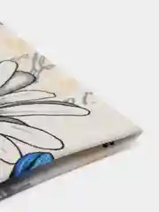 Белый дорожка на стол Butterfly, 50х140 см