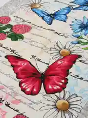 Белый дорожка на стол Butterfly, 50х140 см