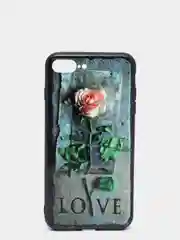 Серый меланж чехол для Apple iPhone 7 Plus/8 Plus