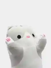 Серый мягкая игрушка Кот-батон,кот сосиска 50 см