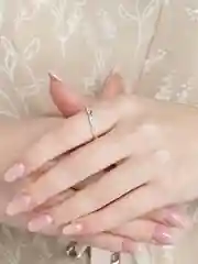 Серебряный кольцо женское плетёное
