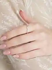 Серебряный кольцо женское плетёное
