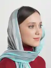 Зеленый женский платок