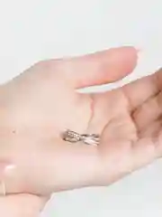 Серебряный кольцо женское классическое