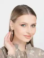 Серьги женские с подвеской "Цветок"