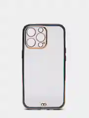Синий чехол Накладка силиконовая с металическим ободком iPhone 13mini /13 /13pro /13proMax